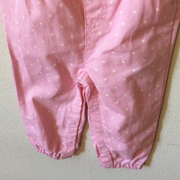 THRED UP Teddy Bear Pocket Snap Girl's Overalls - Picture 3 of 5